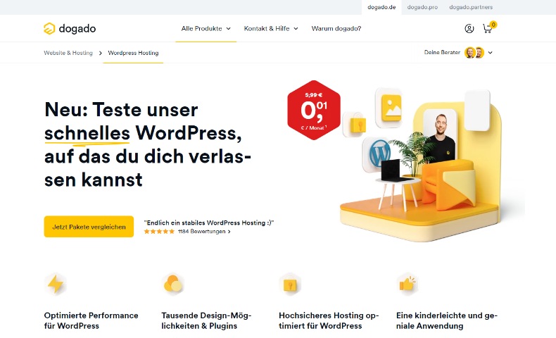 Webhosting-Anbieter Dogado