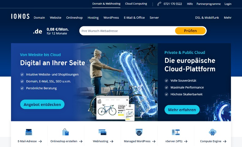 Ionos Website